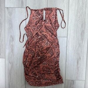 Pattern mini dress